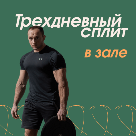 Трехдневный сплит в зале 3.0 (мужская)