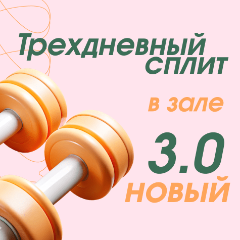 Трехдневный сплит в зале 3.0 (новый)